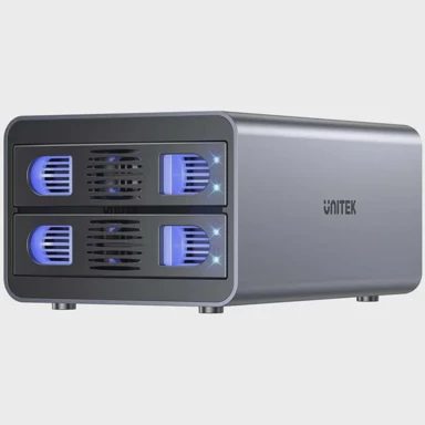 UNITEK Kućište za disk SATA 2.5"/3.5", RAID, 40 TB, 5 Gb/s